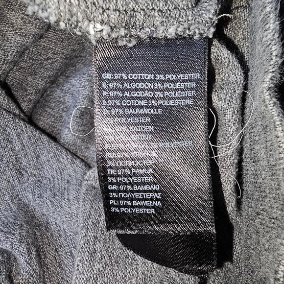 The North Face Mens Long Sleeve Tshirt Henley Large PTP 23.25 Length 27 Grey - Picture 8 of 8